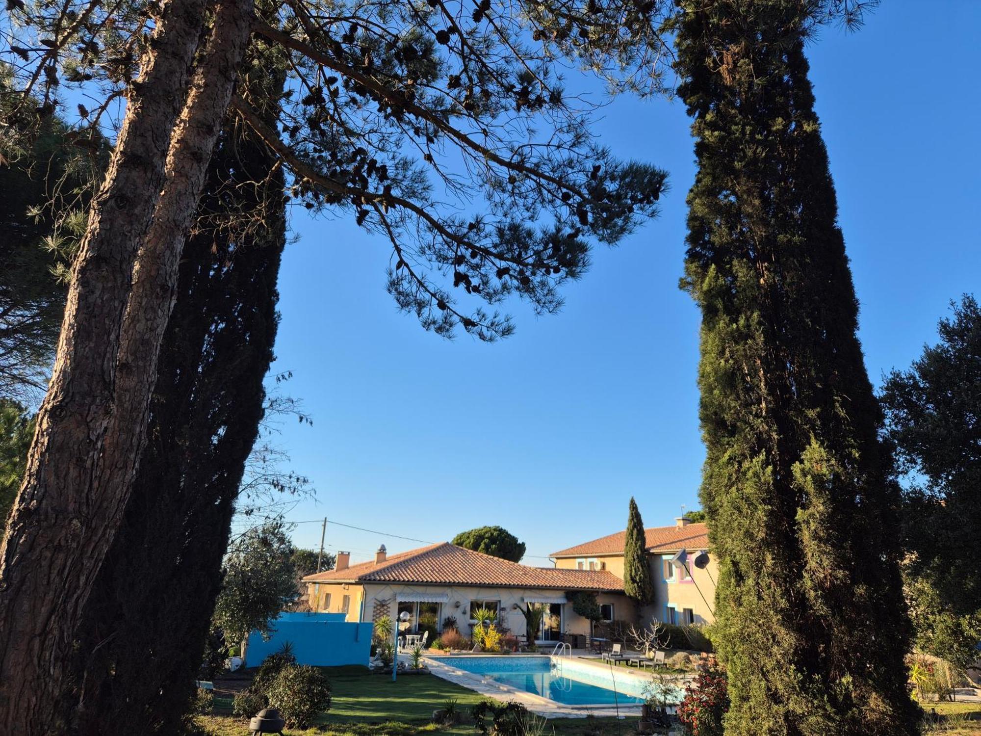 Bel Hotel Restaurant La Gentilhommiere Trèbes Kültér fotó